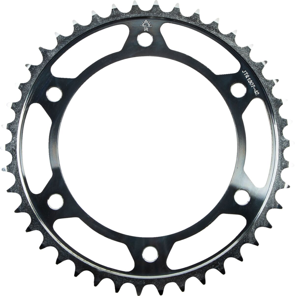 Sort stål bagkædehjul 42T 525 - JTR1307.42ZBK - JT Sprockets - Pitboxen.dk