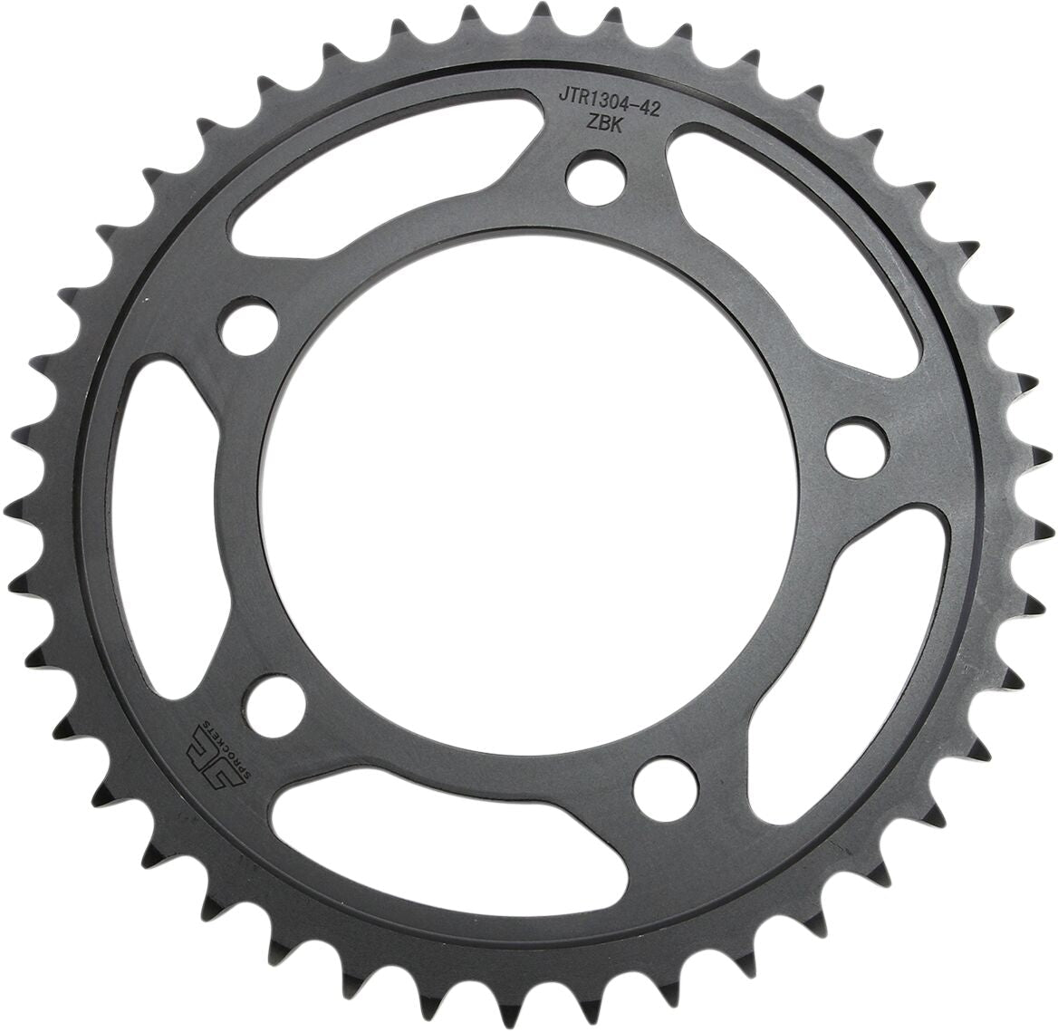 Sort stål bagkædehjul 43T 525 - JTR1304.43ZBK - JT Sprockets - Pitboxen.dk