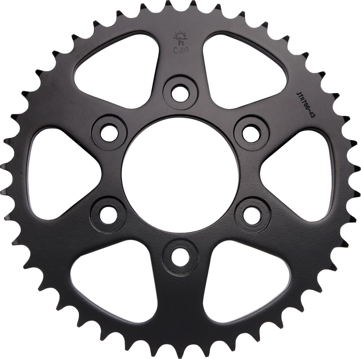 Sort stål bagkædehjul 43T 530 - JTR766.43 - JT Sprockets - Pitboxen.dk
