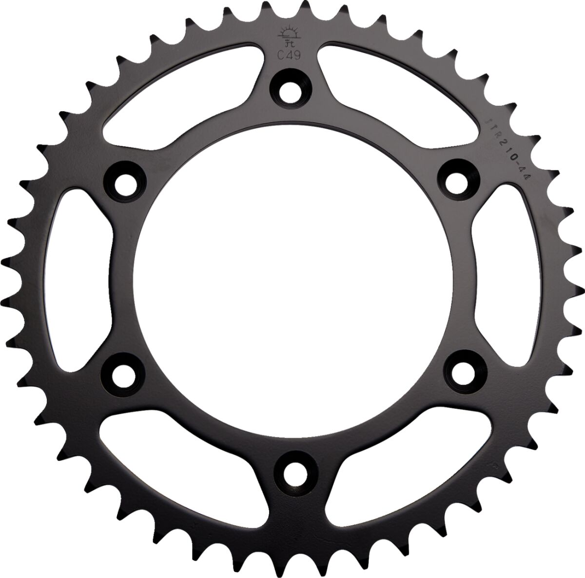 Sort stål bagkædehjul 44T 520 - JTR210.44 - JT Sprockets - Pitboxen.dk