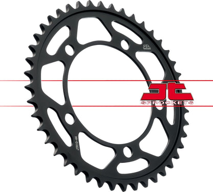 Sort stål bagkædehjul 44T 525 - JTR10.44 - JT Sprockets - Pitboxen.dk