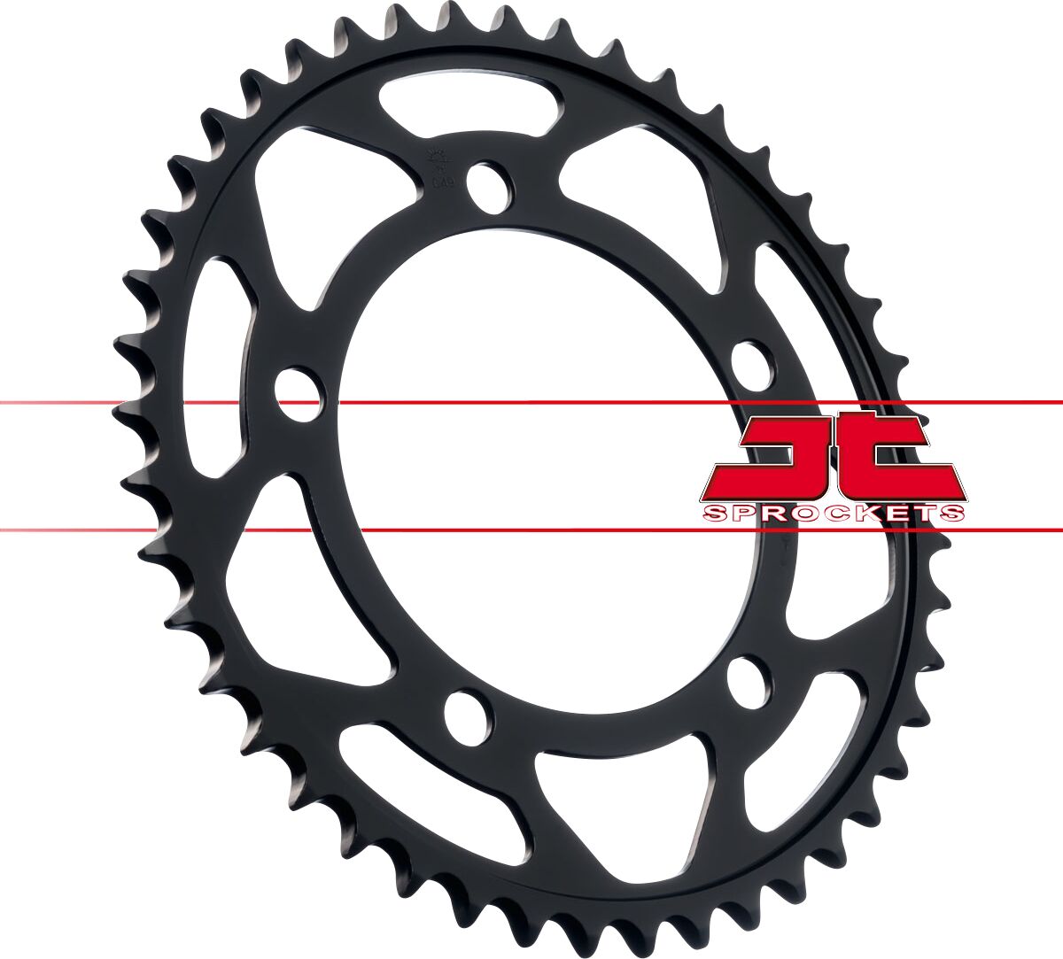Sort stål bagkædehjul 45T 525 - JTR10.45 - JT Sprockets - Pitboxen.dk