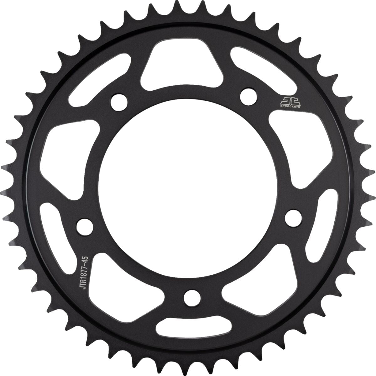 Sort stål bagkædehjul 45T 525 - JTR1877.45 - JT Sprockets - Pitboxen.dk