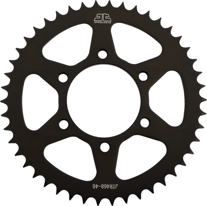 Sort stål bagkædehjul 46T 428 - JTR468.46 - JT Sprockets - Pitboxen.dk