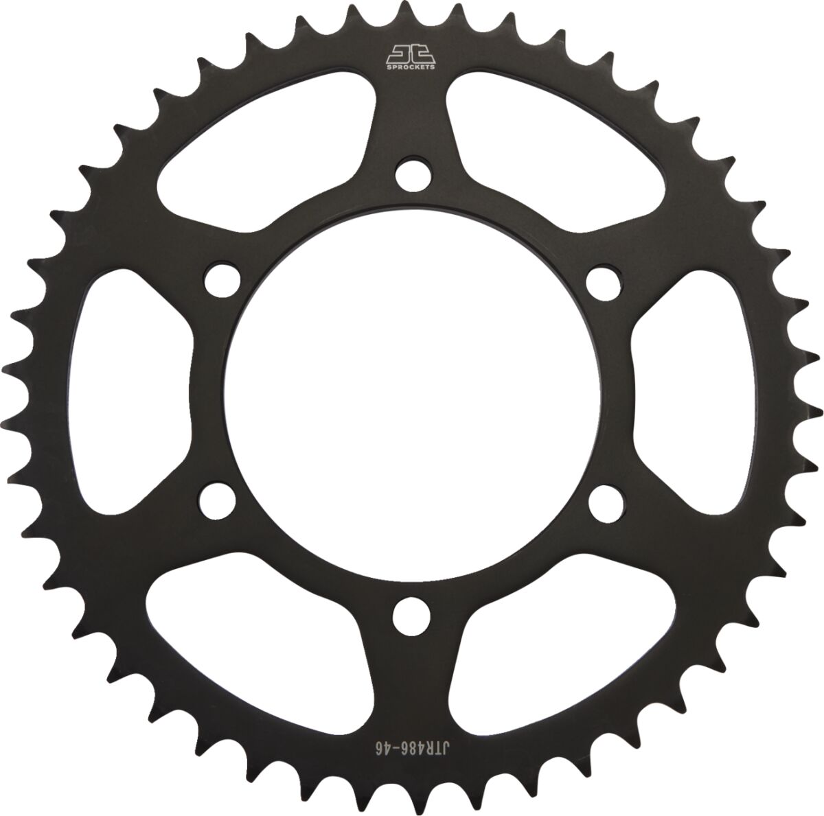Sort stål bagkædehjul 46T 520 - JTR486.46 - JT Sprockets - Pitboxen.dk