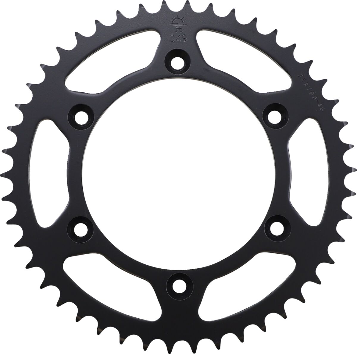 Sort stål bagkædehjul 46T 520 - JTR706.46 - JT Sprockets - Pitboxen.dk