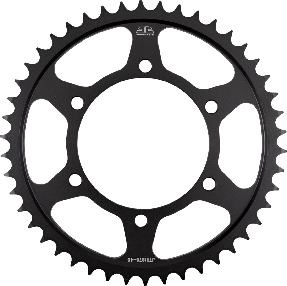 Sort stål bagkædehjul 46T 525 - JTR1876.46 - JT Sprockets - Pitboxen.dk