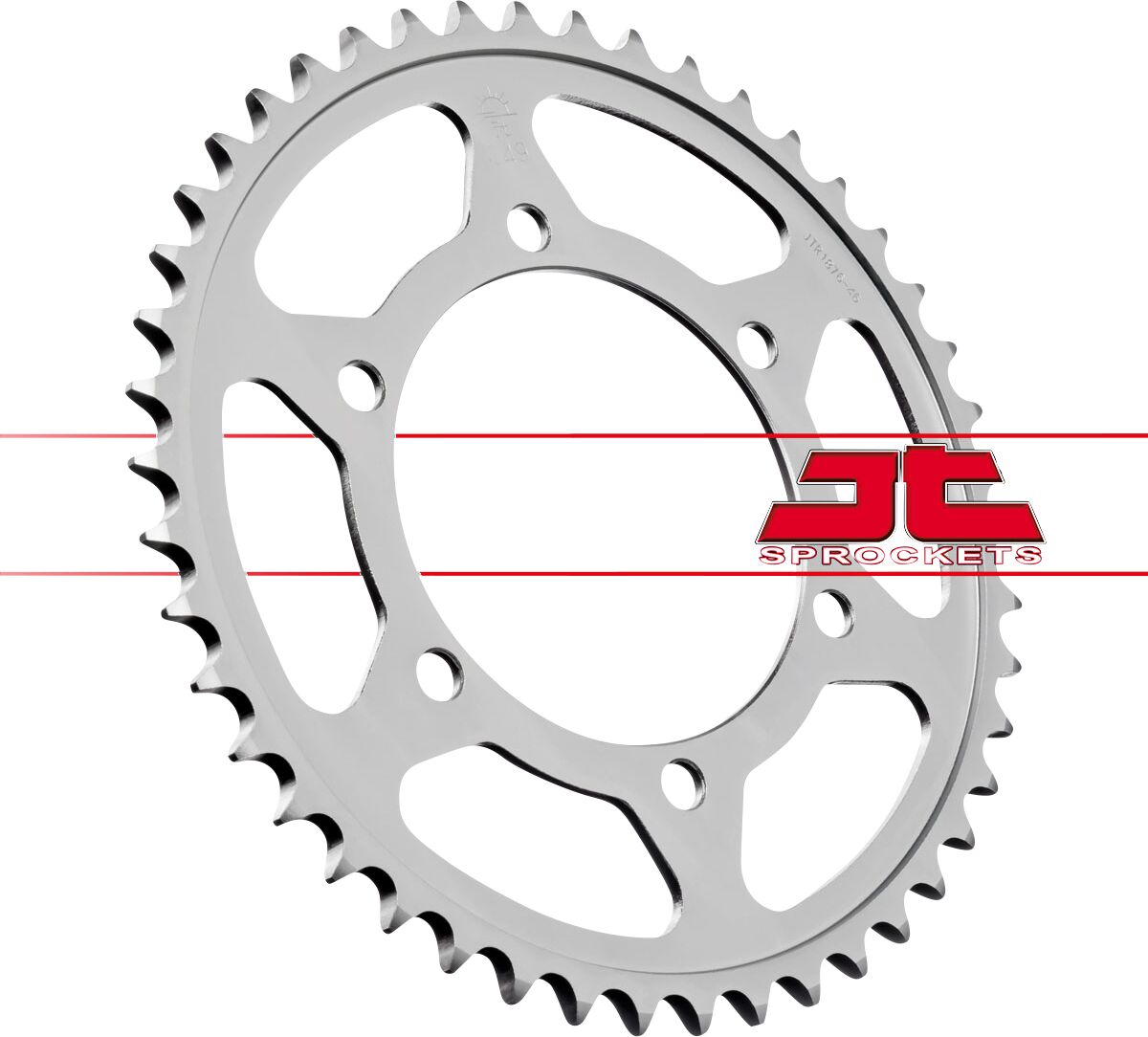 Sort stål bagkædehjul 46T 525 - JTR1876.46 - JT Sprockets - Pitboxen.dk
