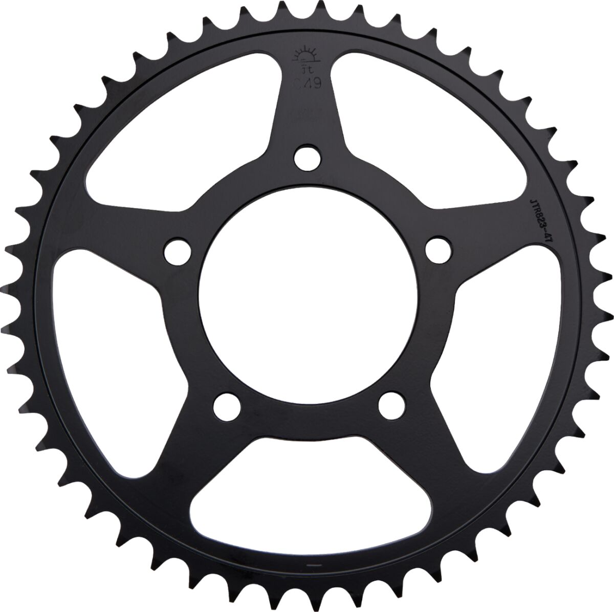 Sort stål bagkædehjul 47T 520 - JTR823.47 - JT Sprockets - Pitboxen.dk