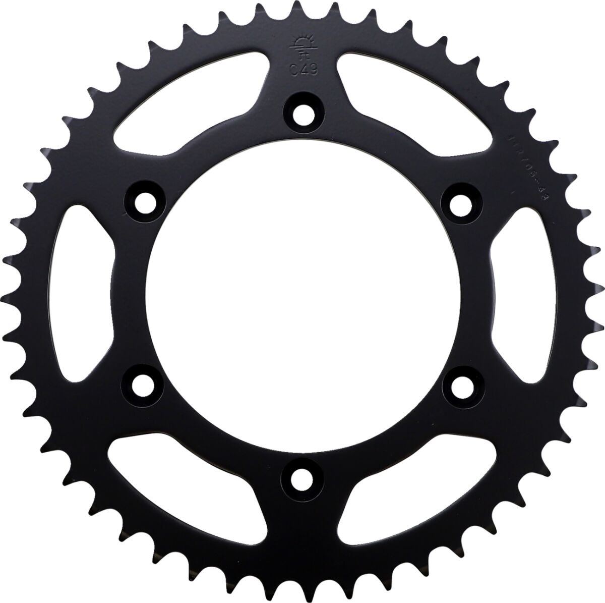 Sort stål bagkædehjul 48T 520 - JTR706.48 - JT Sprockets - Pitboxen.dk