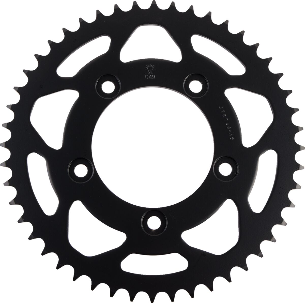 Sort stål bagkædehjul 48T 520 - JTR746.48 - JT Sprockets - Pitboxen.dk