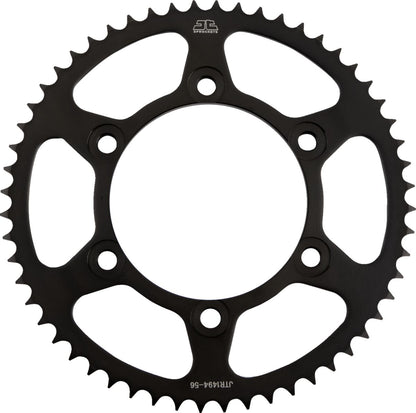 Sort stål bagkædehjul 56T 428 - JTR1494.56 - JT Sprockets - Pitboxen.dk
