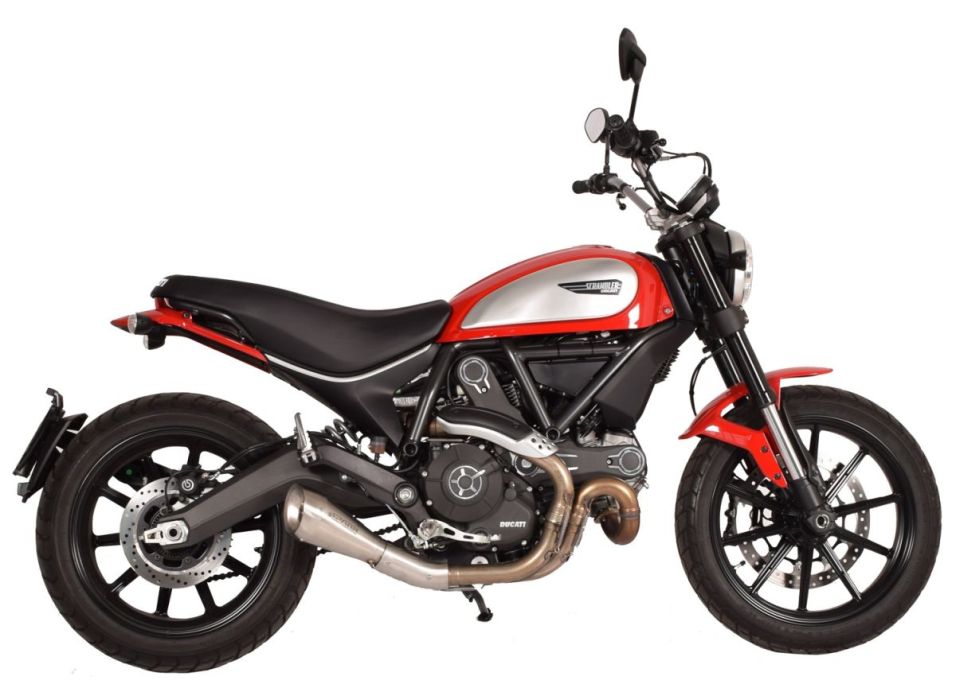 SPARK 60ÉR LYDDÆMPER RUSTFRI DUCATI SCRAMBLER - Pitboxen.dk