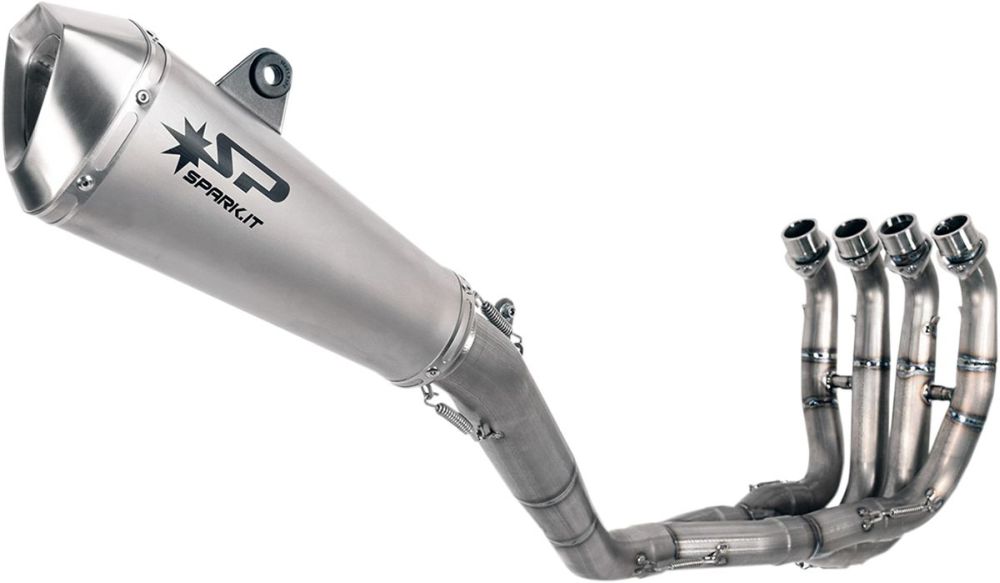 SPARK EVO III FULL SYSTEM 102 DB TITANIUM WITH RUSTFRI FORRØR YAMAHA R6 - Pitboxen.dk