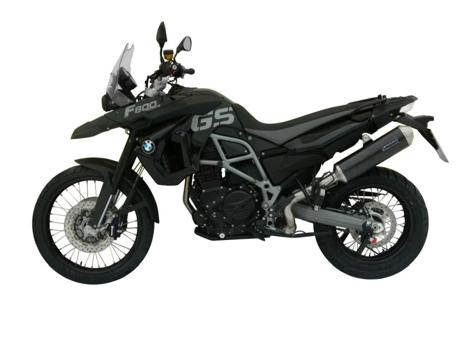 SPARK EVO III LYDDÆMPER DARK STYLE (RUSTFRI) BMW F700/800 GS - Pitboxen.dk