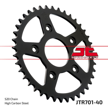 stål bagkædehjul 40T 520 - JTR701.40 - JT Sprockets - Pitboxen.dk