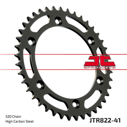 stål bagkædehjul 41T 520 - JTR822.41 - JT Sprockets - Pitboxen.dk