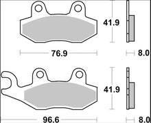 Suzuki Burgman 07-24 m.fl. bremseklodser, Carbon keramisk (OEM) - Brembo 07076