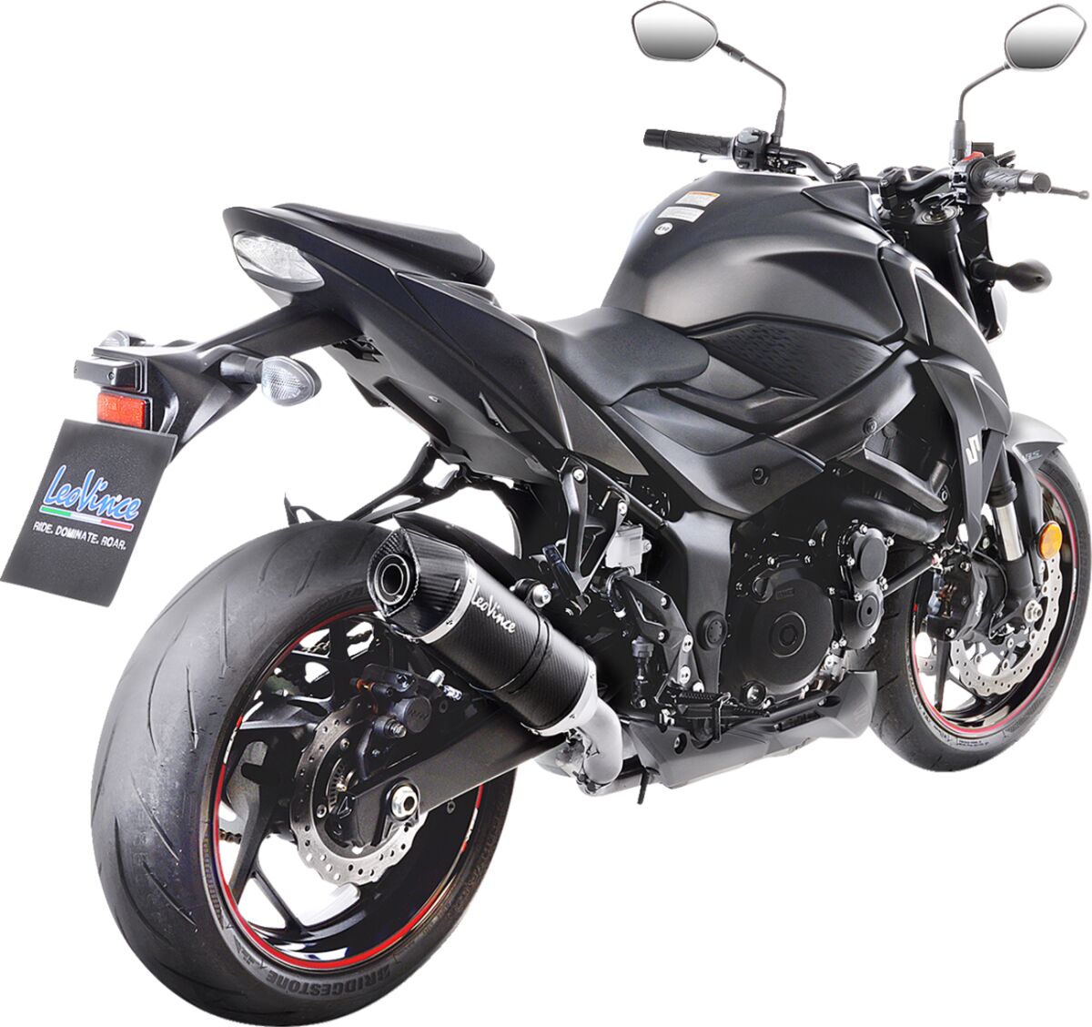 Suzuki GSX - S 750 17 - 20 Slip - on udstødning - LeoVince LV - 1 Carbon - Pitboxen.dk