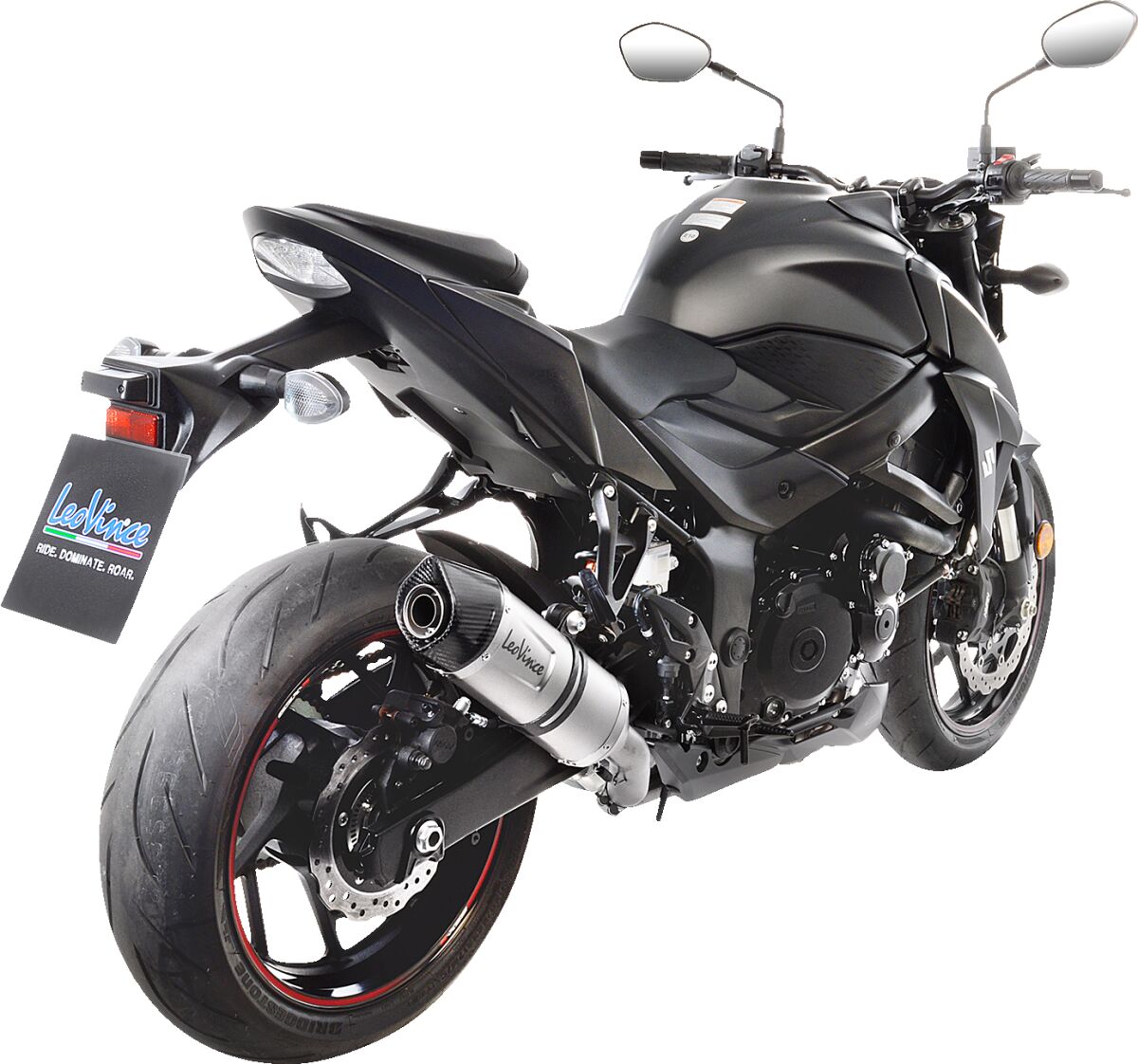 Suzuki GSX - S 750 17 - 20 Slip - on udstødning - LeoVince LV - 1 - Pitboxen.dk