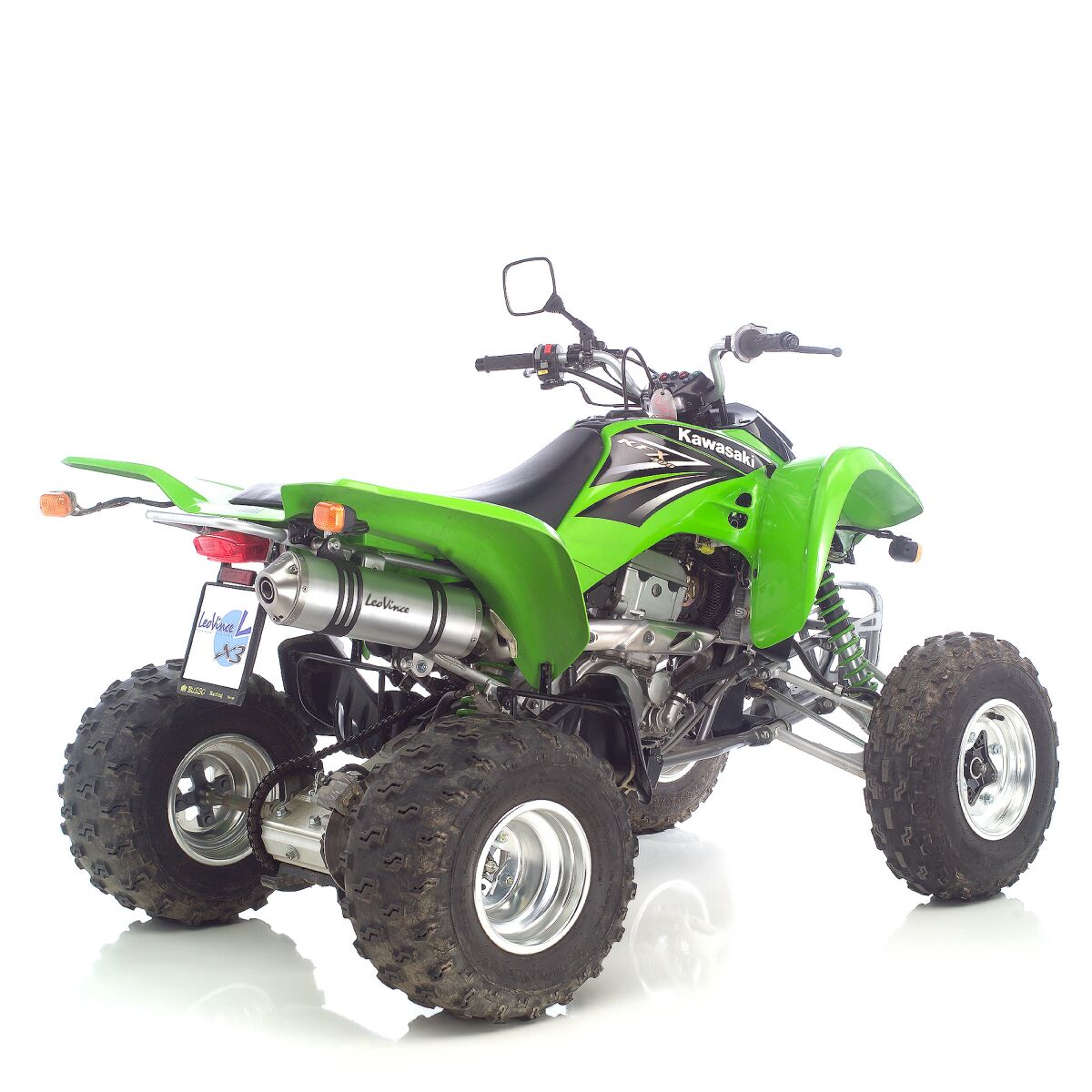 Suzuki KFX 400 03 - 06 Slip - on udstødning - LeoVince LV - X - Pitboxen.dk