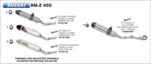 Suzuki RM-Z 450 2011-2013 Arrow udstødning. Slip-on udstødninger, komplette udstødninger, manifold/forrør. Find det hos Pitboxen.dk