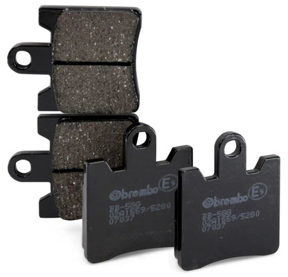 Sym Joymax 07-15 m.fl. bremseklodser, Carbon keramisk (OEM) - Brembo