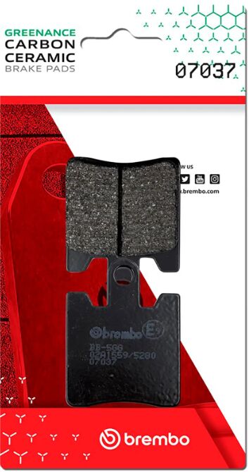 Sym Joymax 07 - 15 m.fl. bremseklodser, Carbon keramisk (OEM) - Brembo - Pitboxen.dk