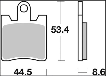 Sym Joymax 07 - 15 m.fl. bremseklodser, Carbon keramisk (OEM) - Brembo - Pitboxen.dk