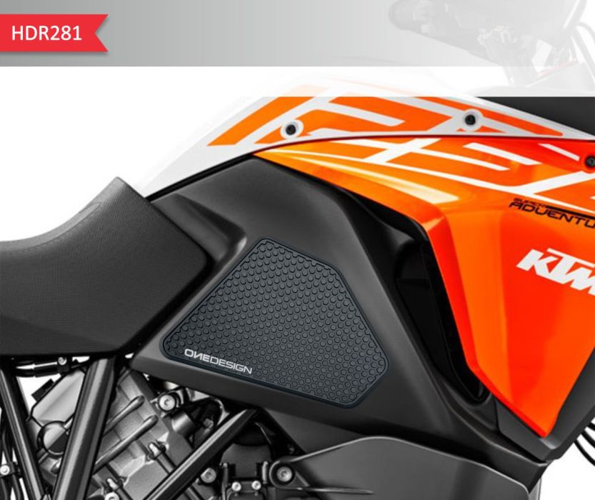 Tank grip til KTM 1290 / 690 / 1190 / 1050 / 1090 - sort - Pitboxen.dk