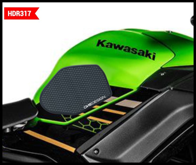 Tank grips til Kawasaki Ninja 650 (17 - 14) - sort - Pitboxen.dk