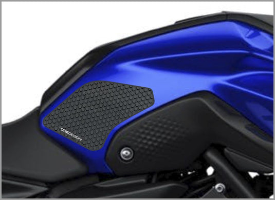 Tank grips til Yamaha MT - 07 (21 - 23) - sort - Pitboxen.dk
