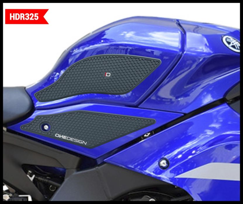 Tank grips til Yamaha R1 (20 - 22) - sort - Pitboxen.dk