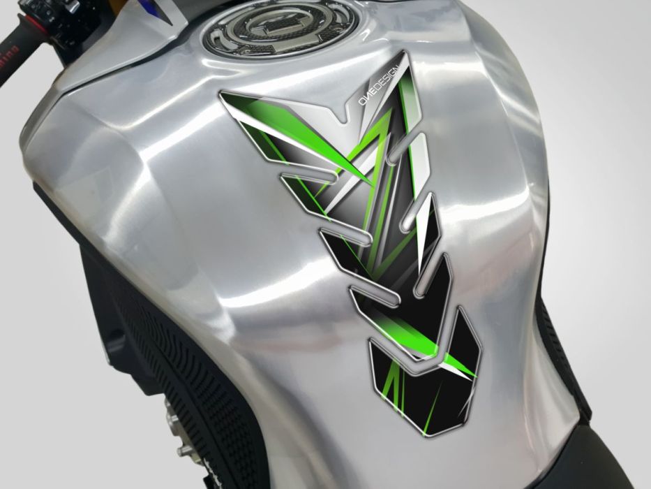 Tankpad "Black edition" - Kawasaki - Pitboxen.dk