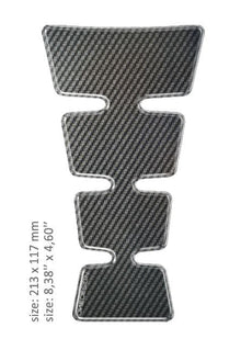 Tankpad - carbon / guld - Pitboxen.dk