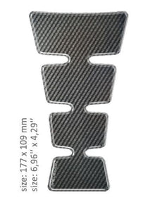 Tankpad - carbon / guld - Pitboxen.dk