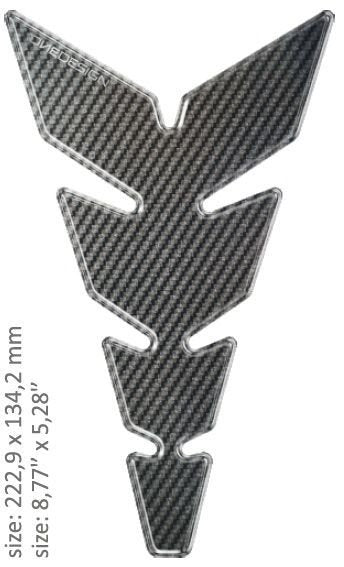Tankpad carbon "slim" - Pitboxen.dk