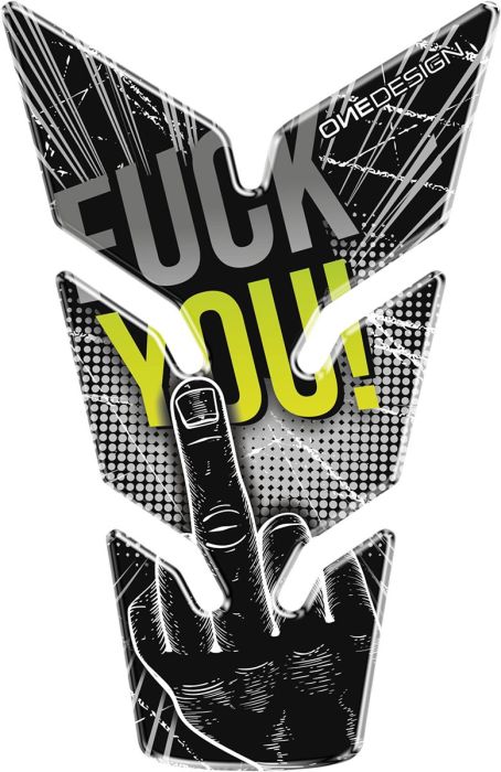 Tankpad "FUCK YOU" - Pitboxen.dk