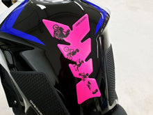 Tankpad - mat neon pink - Pitboxen.dk