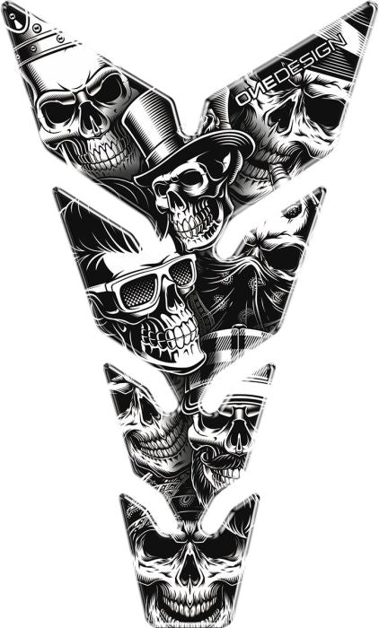 Tankpad "Max skulls 1" - Pitboxen.dk