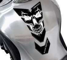 Tankpad "SKULL5" - hvid - Pitboxen.dk