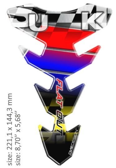 Tankpad "Slim" - Suzuki - Pitboxen.dk