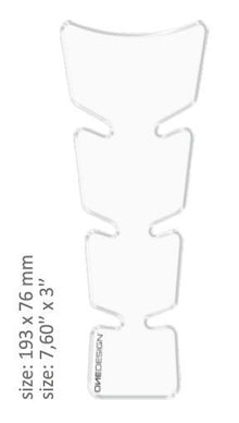 Tankpad "Slim" - Tranparent - Pitboxen.dk