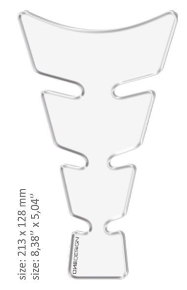 Tankpad "Spirit" - Transparent - Pitboxen.dk