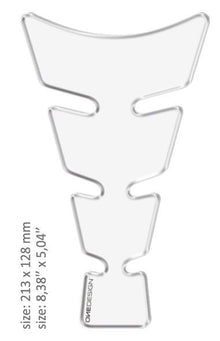 Tankpad "Spirit" - Transparent - Pitboxen.dk