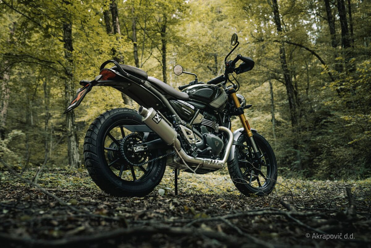 Triumph Speed 400 (23 - 24) slip - on udstødning - Akrapovic - Pitboxen.dk