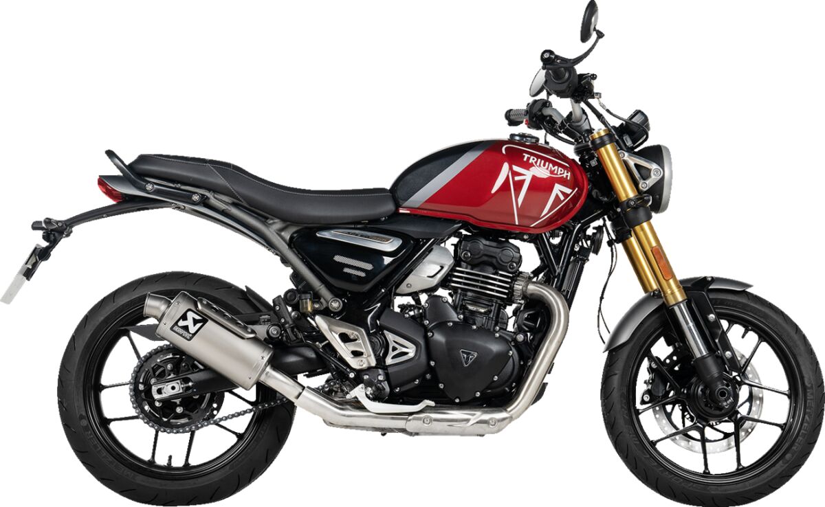 Triumph Speed 400 (23 - 24) slip - on udstødning - Akrapovic - Pitboxen.dk