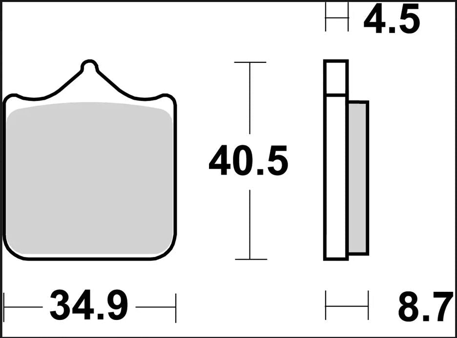 Triumph SPEED TRIPLE 1050 08-15 m.fl. bremseklodser, sinter SR - Brembo