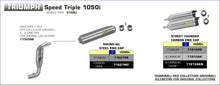 Triumph SPEED TRIPLE 1050i 2005-2006 Arrow udstødning. Slip-on udstødninger, komplette udstødninger, manifold/forrør. Find det hos Pitboxen.dk