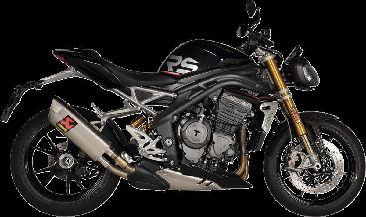 Triumph Speed Triple 1200 RS 21 - 24, slip - on udstødning - Akrapovic - Pitboxen.dk